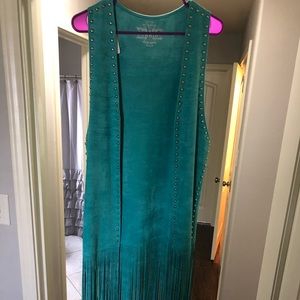 BNWT Ladies suede vest